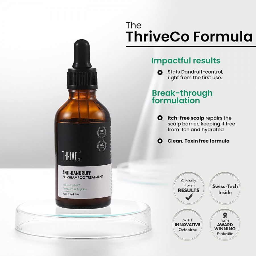 ThriveCo Anti-Dandruff Pre-Shampoo Treatment Serum