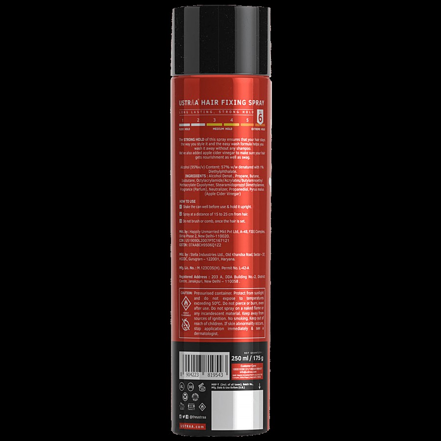 Ustraa Hair Fixing Spray - Strong Hold