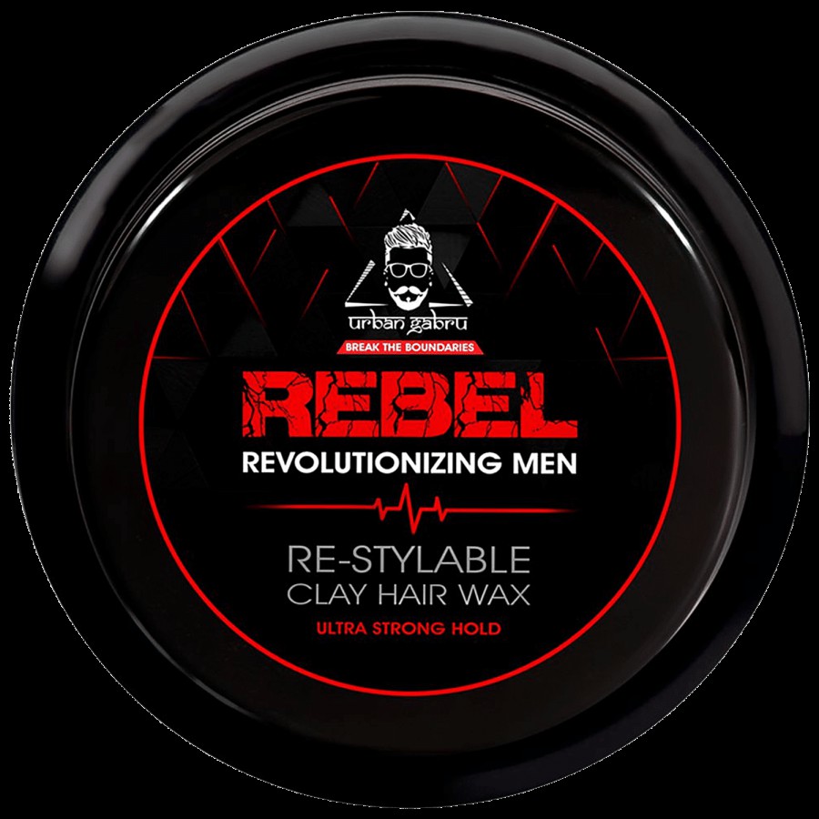 urban gabru Rebel Revolutionizing Hair Styling Clay Wax - For Men