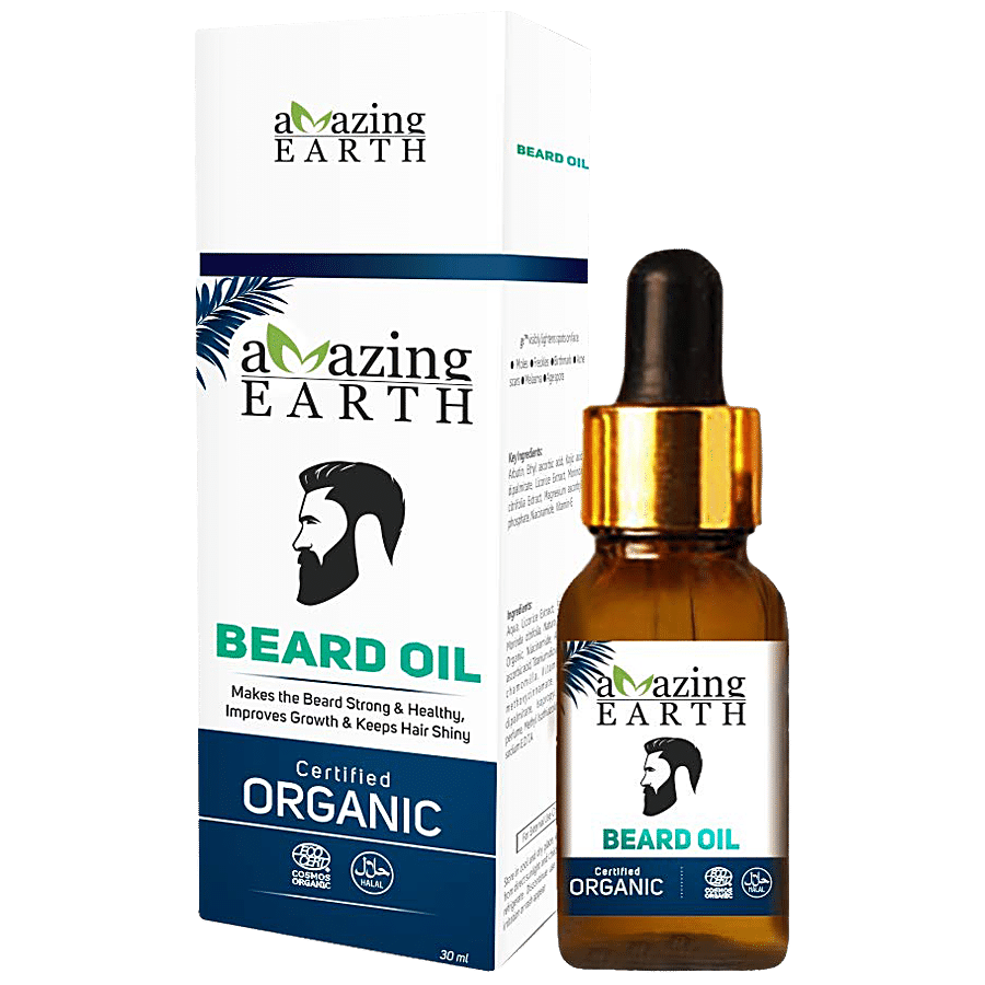 Amazing Earth Beard Oil - Certified Organic