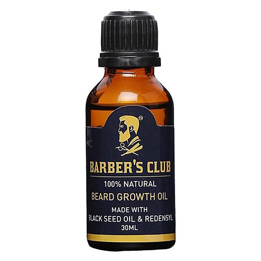 Barber's Club Beard Growth Oil With Black Seed Oil - 100% Natural