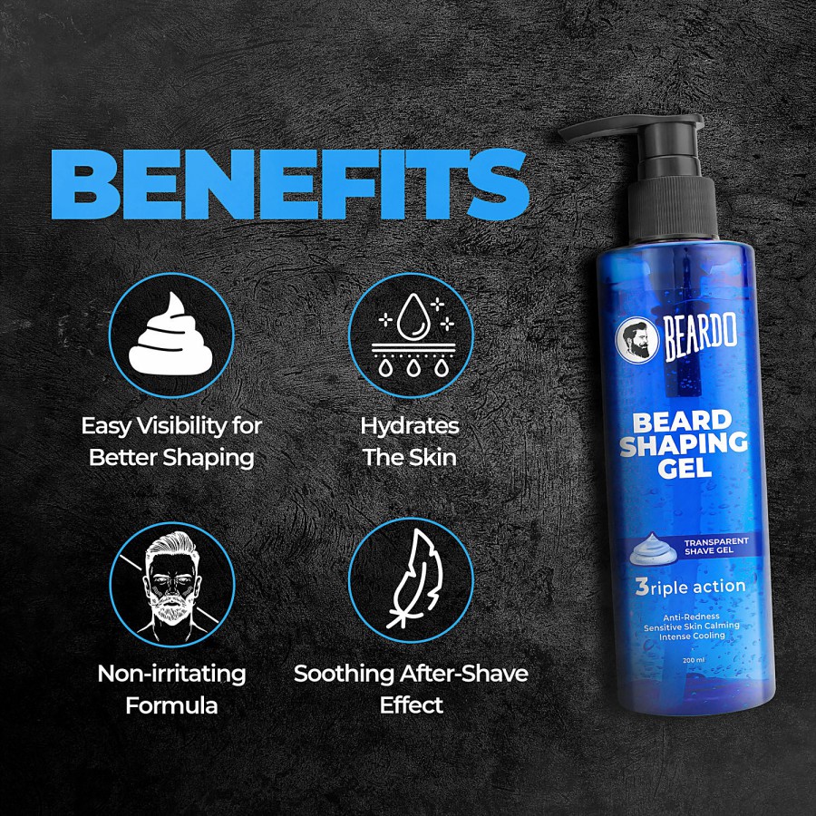 Beardo Beard Shaping Gel - Anti-Redness