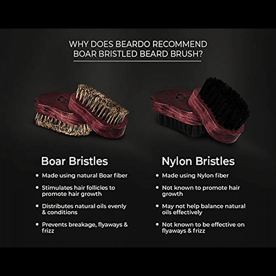 Beardo Nylon Bristles Beard Brush