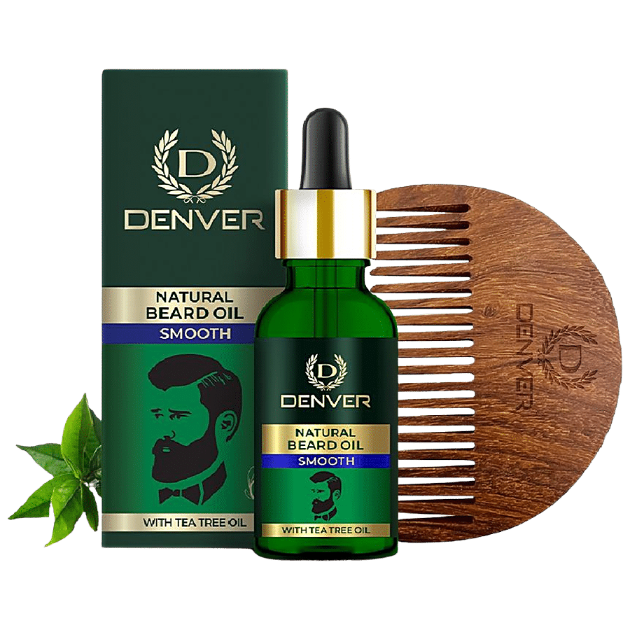 Denver Natural Beard Oil - With Tea Tree