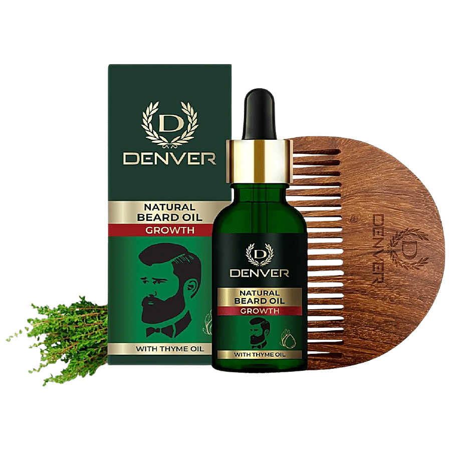 Denver Natural Beard Oil - With Thyme Oil