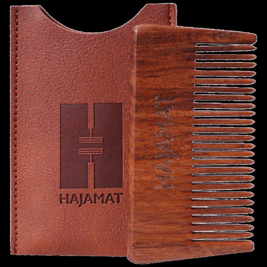 Hajamat Wooden Beard Comb - Hand Crafted