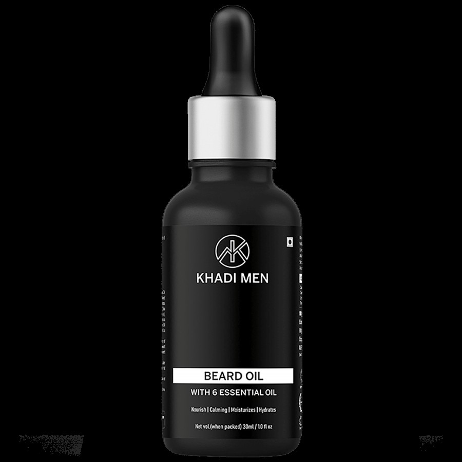 Khadi Men Beard Oil - Wth 6 Essential Oils