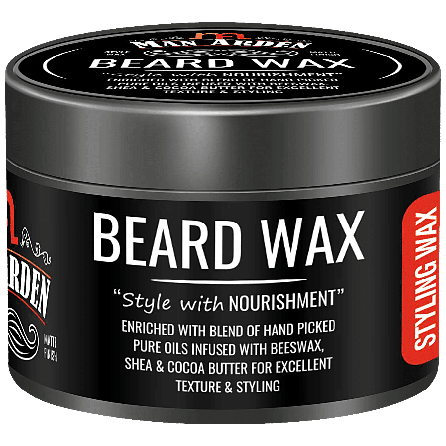 Man Arden Beard Wax - Styling With Strong Hold & Matte Finish