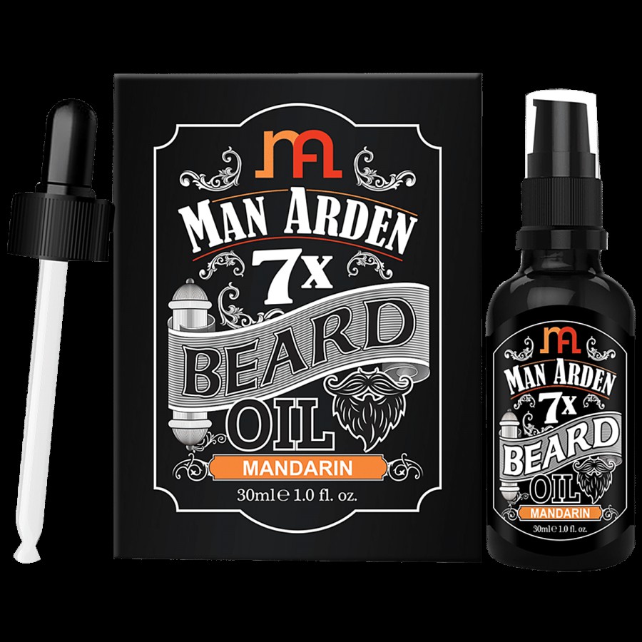 Man Arden 7X Beard Oil - Mandarin