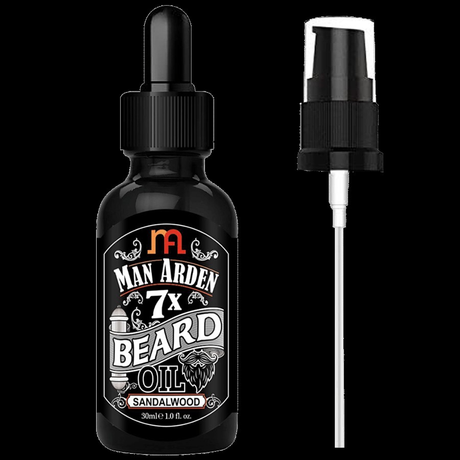 Man Arden 7X Beard Oil - Sandalwood