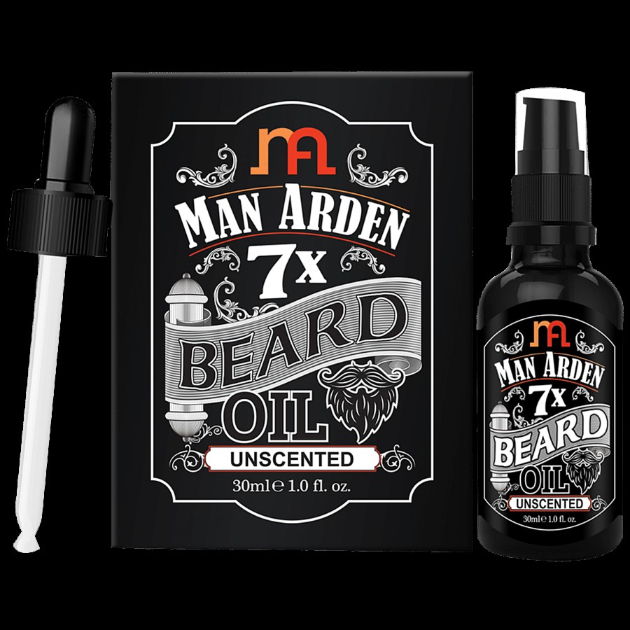 Man Arden 7X Beard Oil For Beard Growth - Unscented