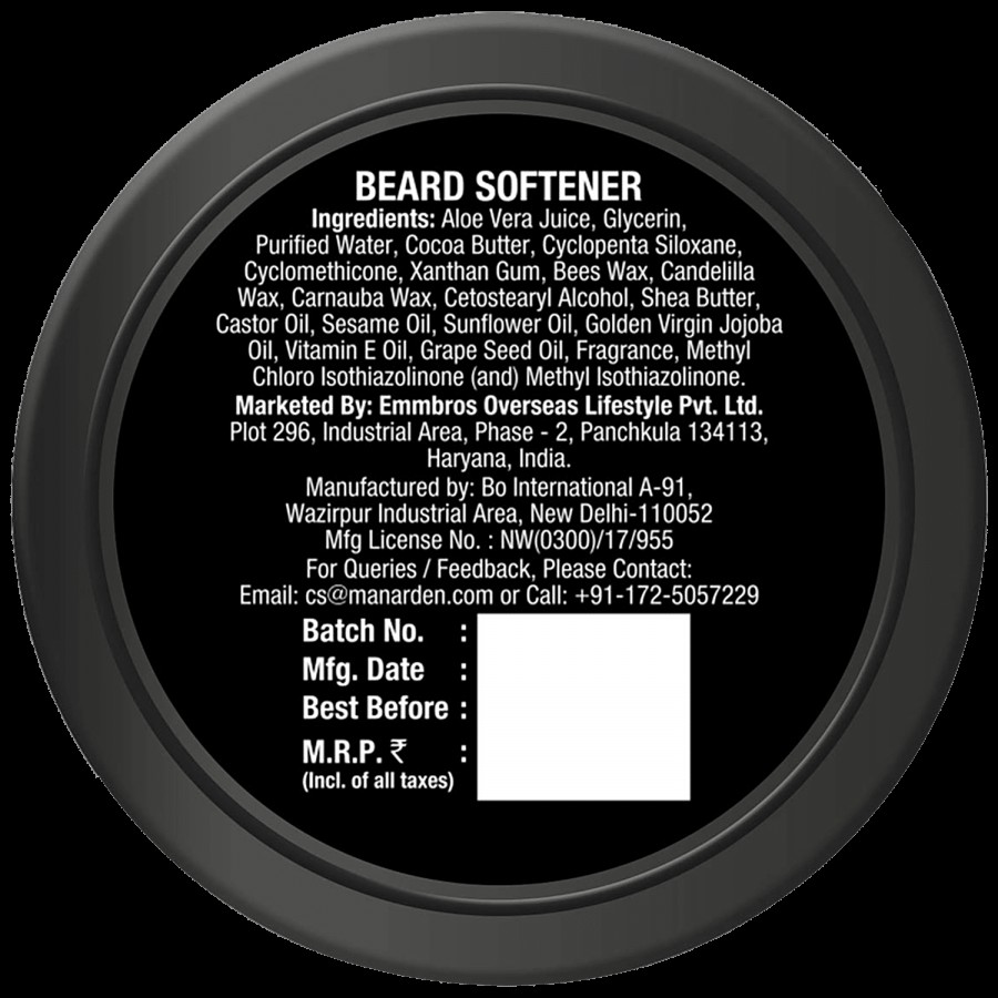 Man Arden Beard Softener - Hydrating & Nourishing With Natural Oils