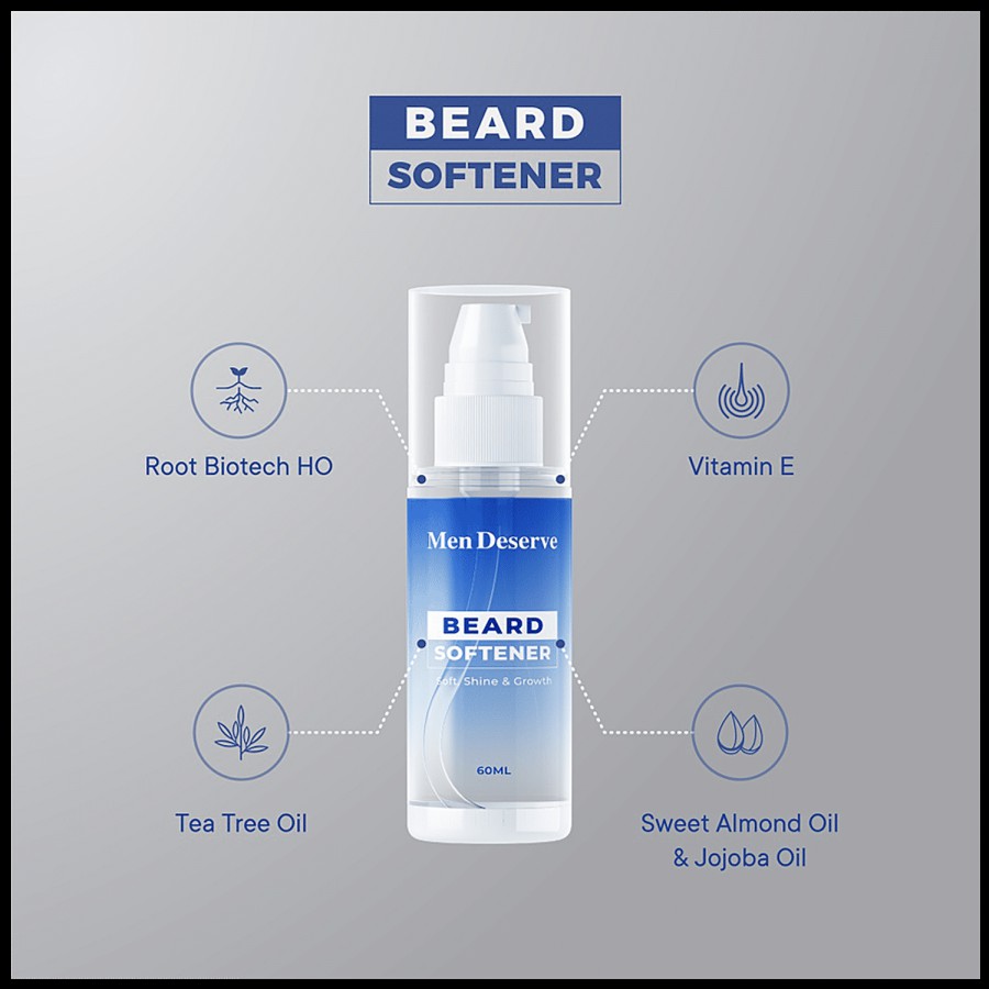 Men Deserve Beard Softener - For Soft