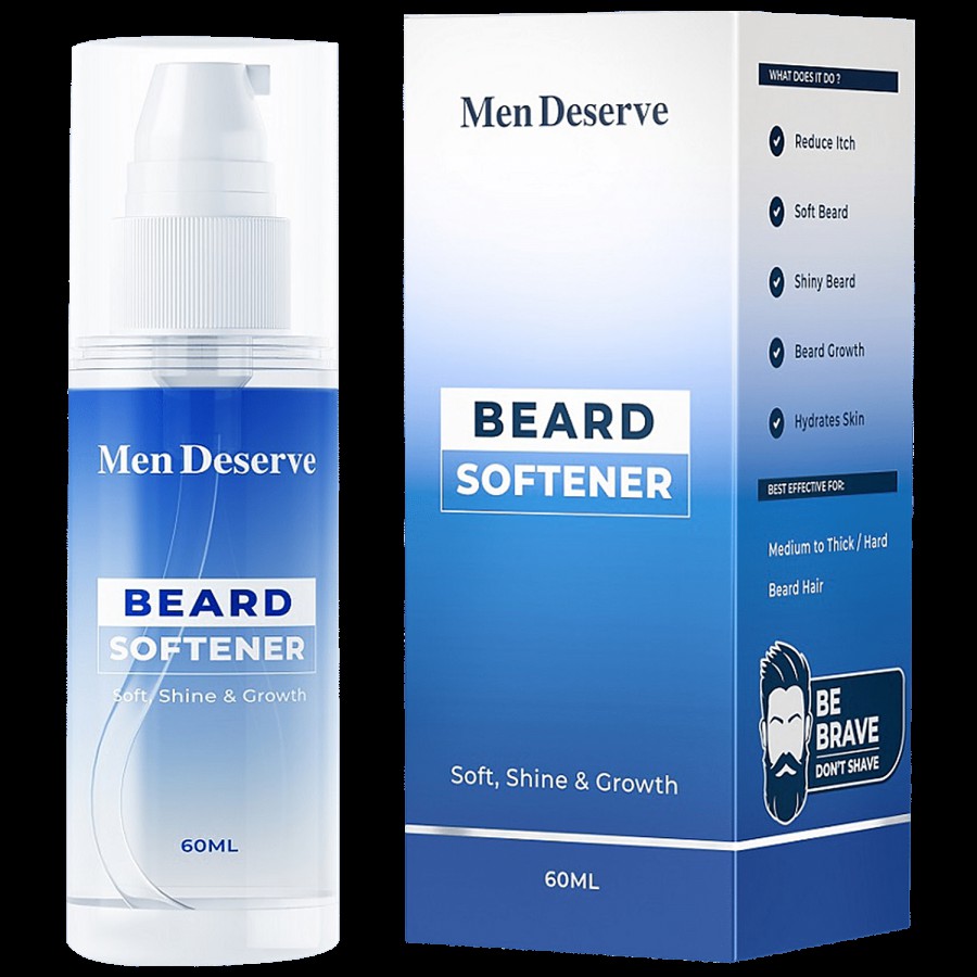 Men Deserve Beard Softener - For Soft