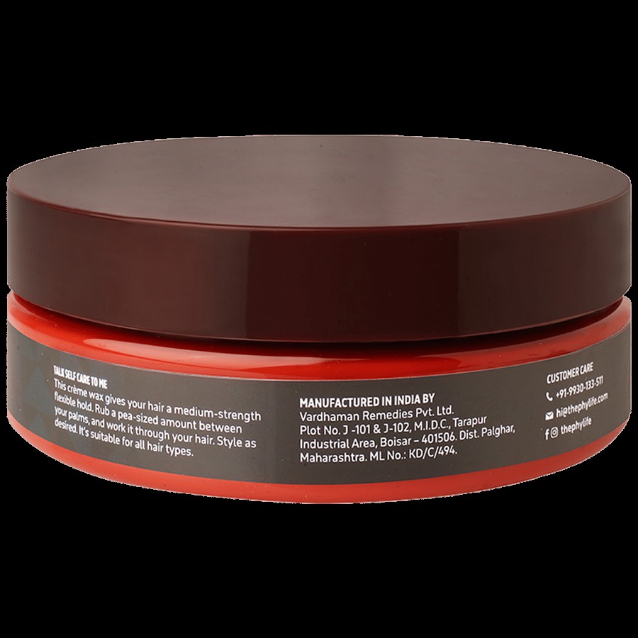 Phy Creme Wax - Medium Hold & Shine