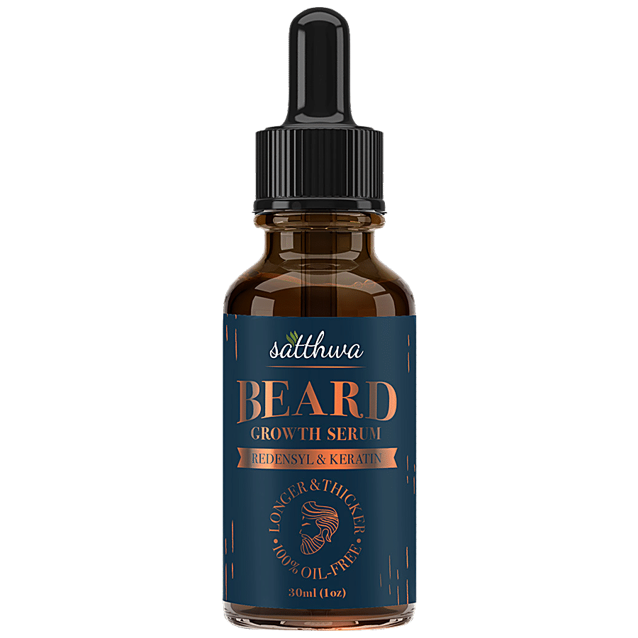 Satthwa Beard Growth Serum - All Natural With Redensyl