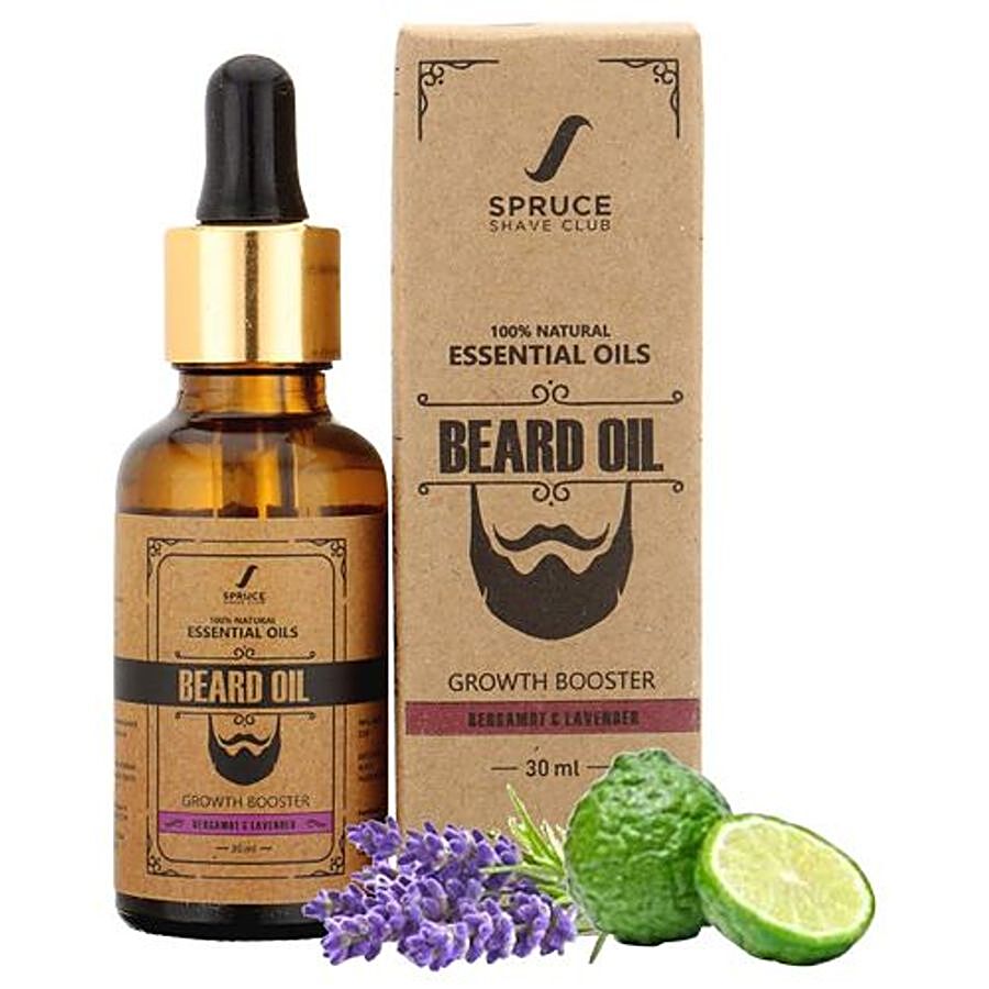 Spruce Shave Club Beard Growth Oil - Bergamot & Lavender