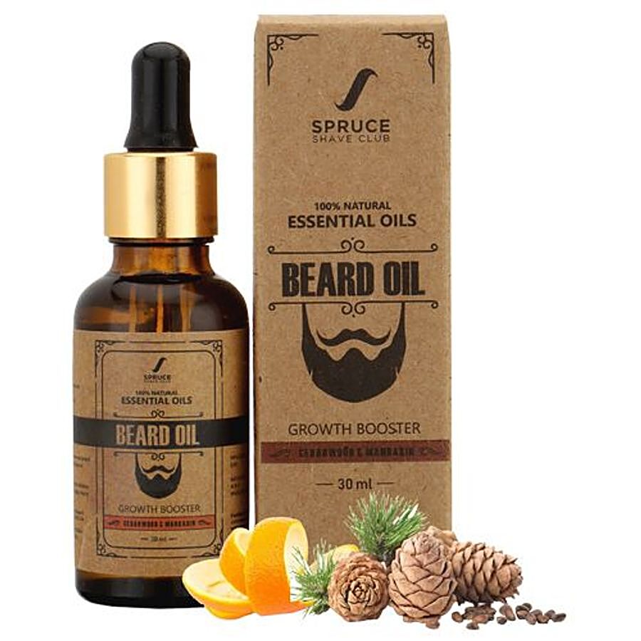 Spruce Shave Club Beard Growth Oil - Cedarwood & Mandarin