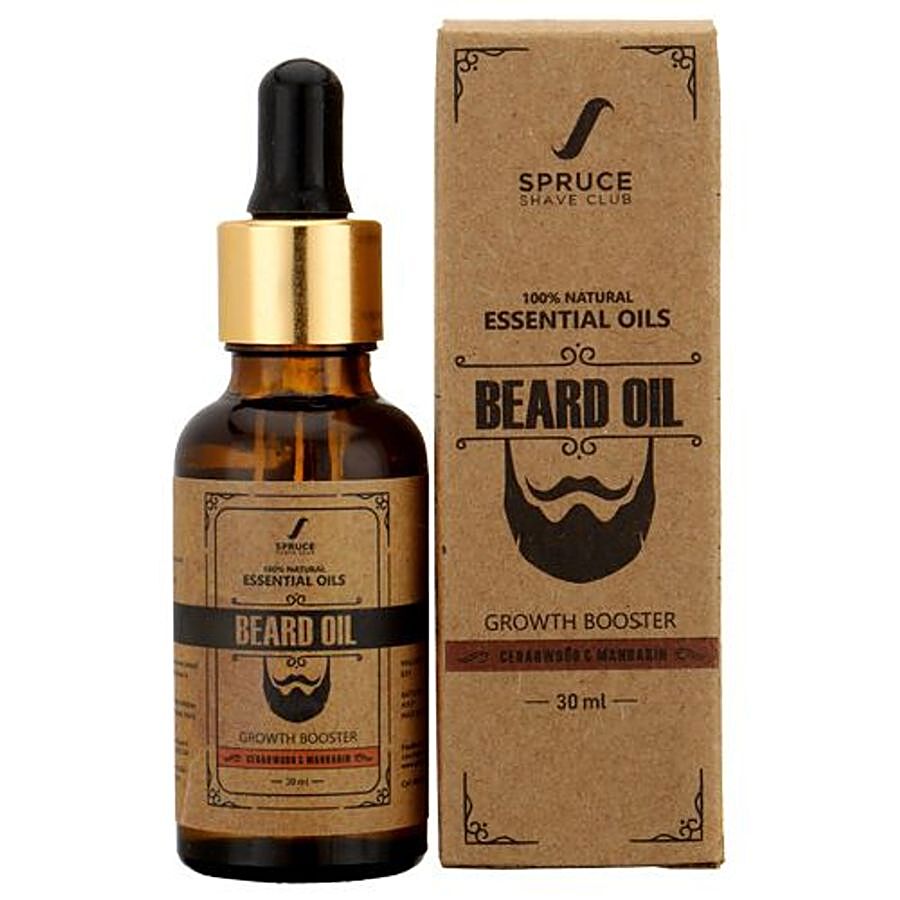 Spruce Shave Club Beard Growth Oil - Cedarwood & Mandarin