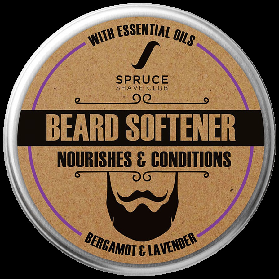 Spruce Shave Club Beard Softener For Conditioning & Nourishment - Bergamot & Lavender