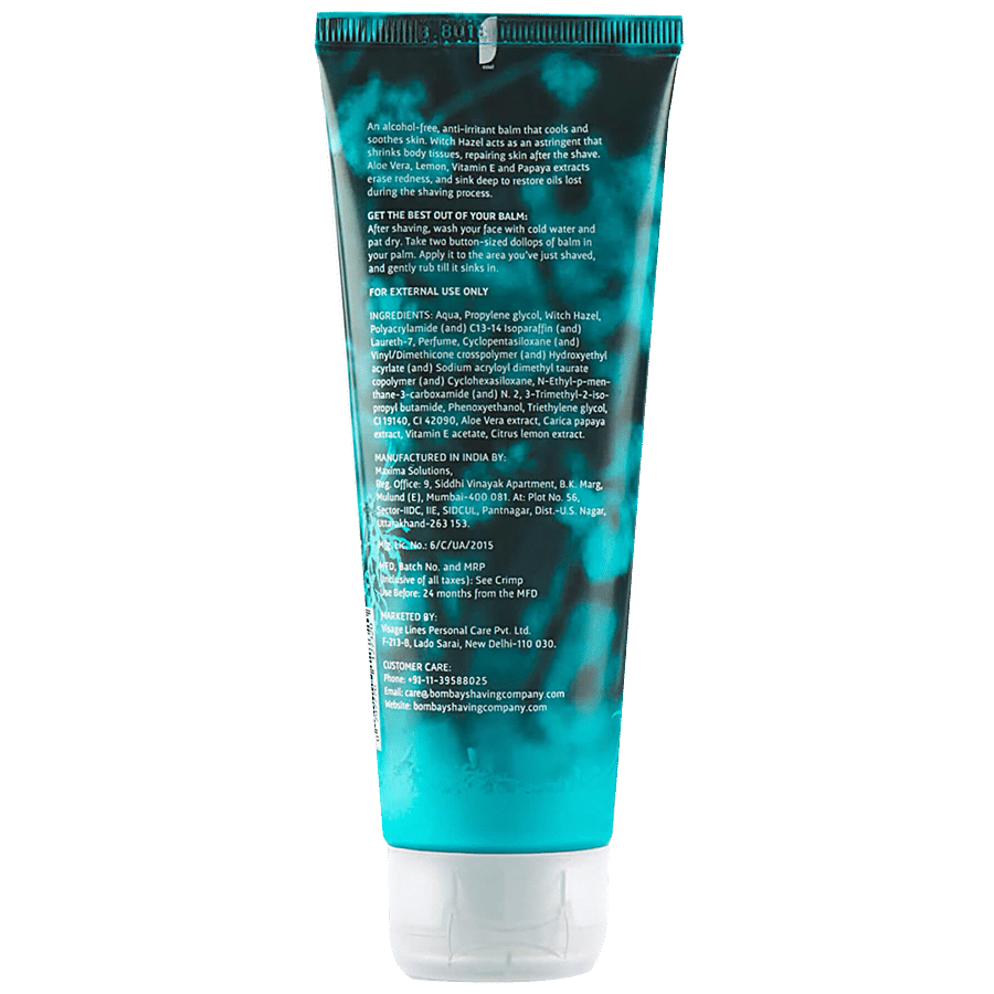 Bombay Shaving Company Post-Shave Balm - After Shaving Lotion With Witch Hazel