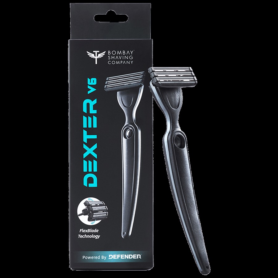 Bombay Shaving Company Dexter V6 Manual Razor - FlexBlade Technology