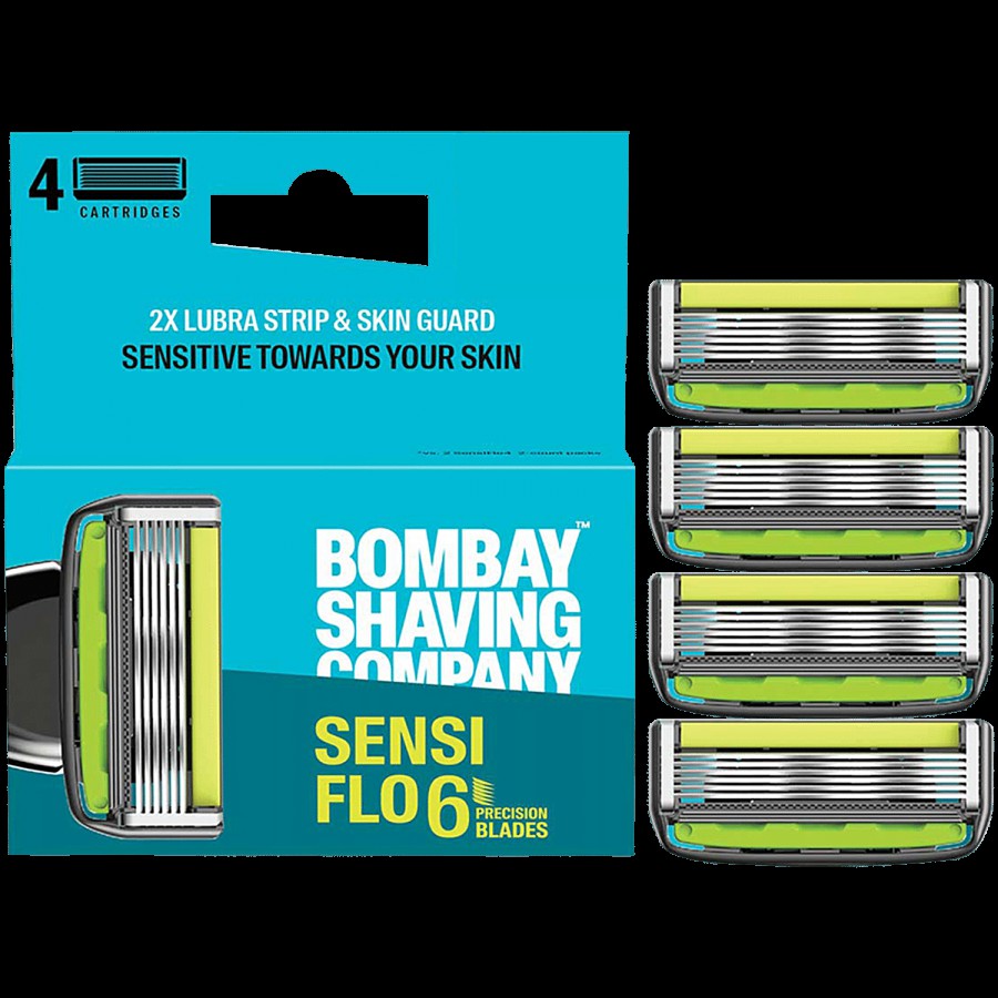 Bombay Shaving Company Sensi Flo 6 Razor Cartridges