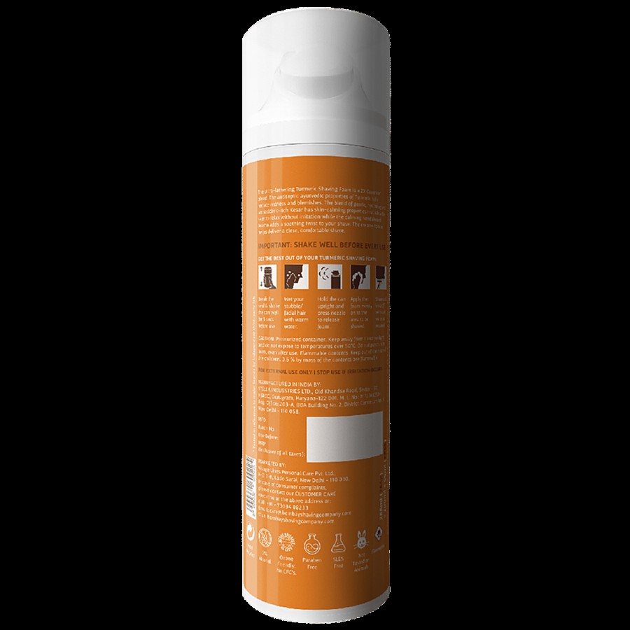 Bombay Shaving Company Turmeric Shaving Foam