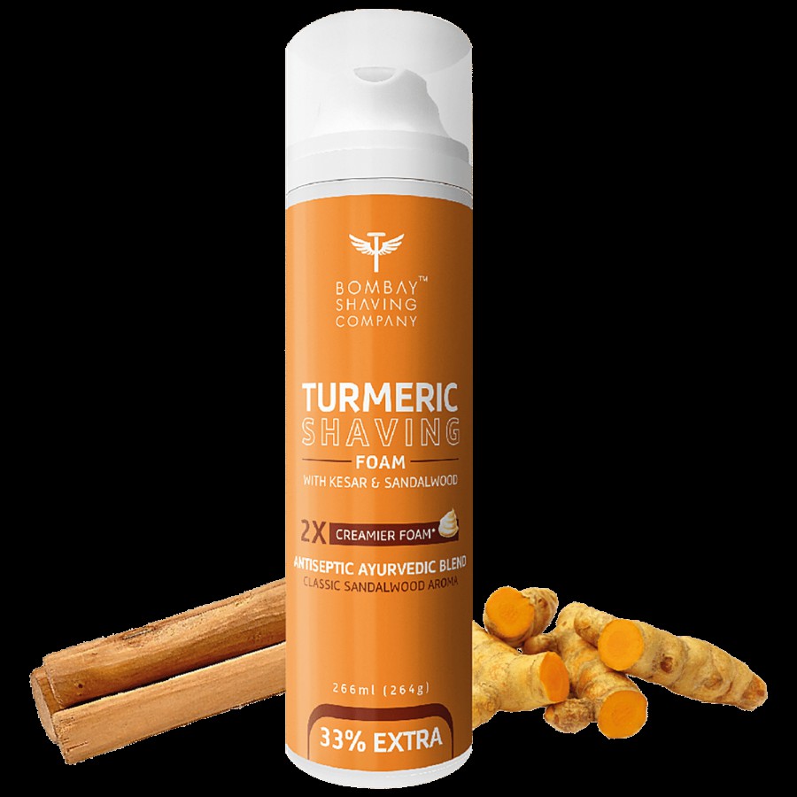 Bombay Shaving Company Turmeric Shaving Foam