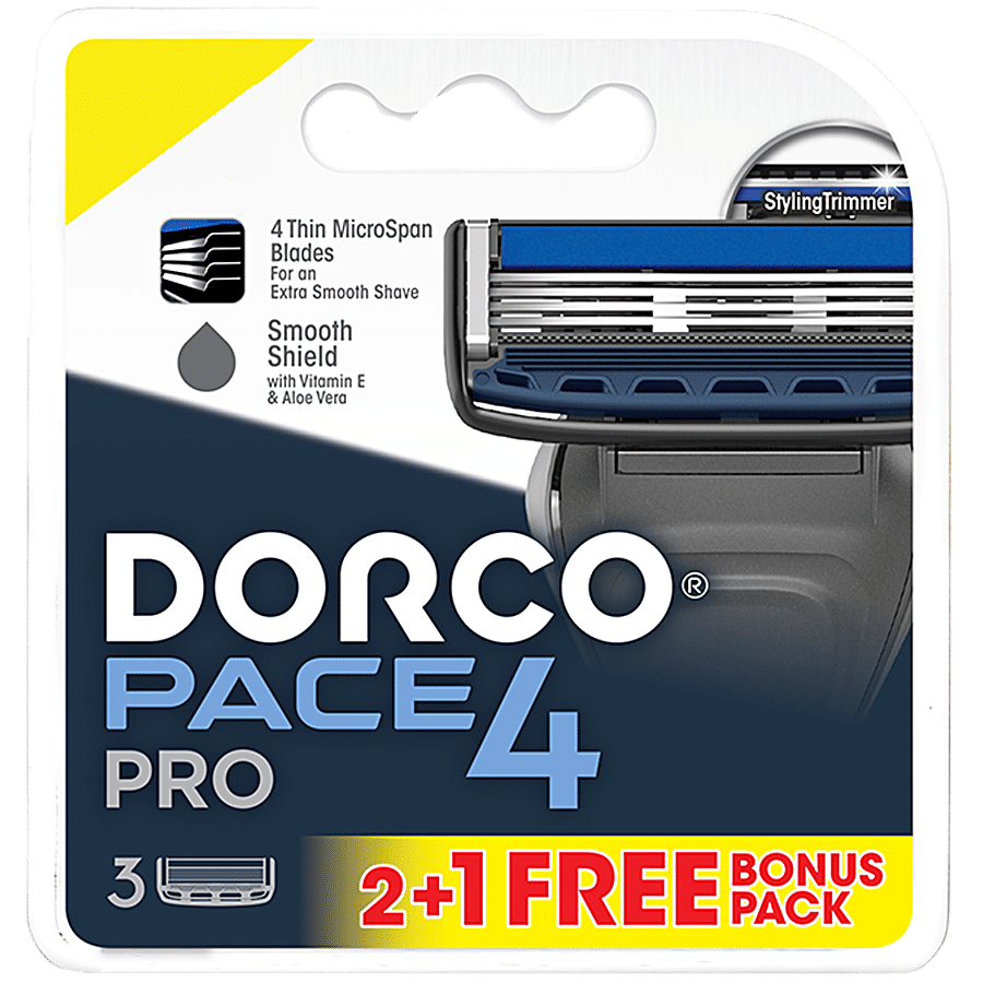 DORCO Pace 4 Pro Cartridges - Vitamin E