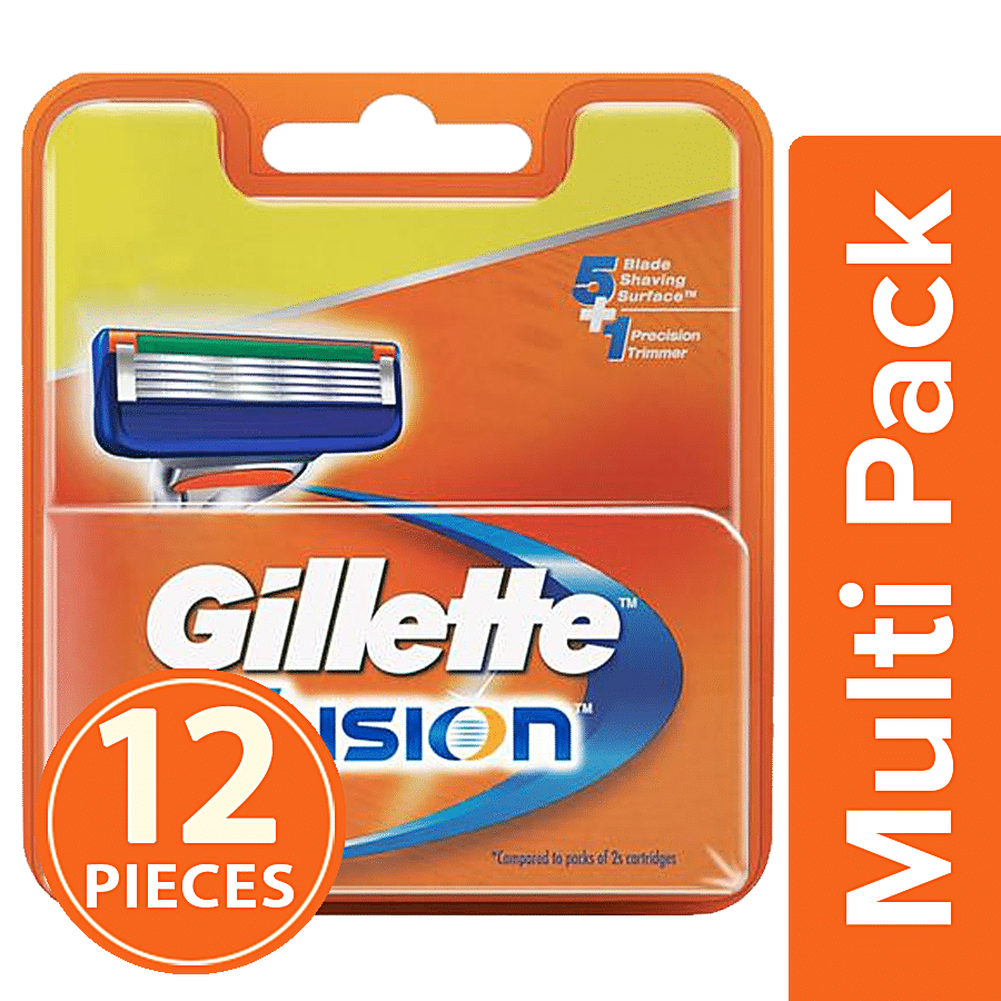 Gillette Fusion - Manual Shaving Razor Blades Cartridge