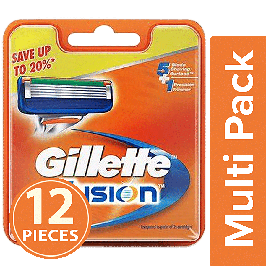 Gillette Fusion - Manual Shaving Razor Blades Cartridge