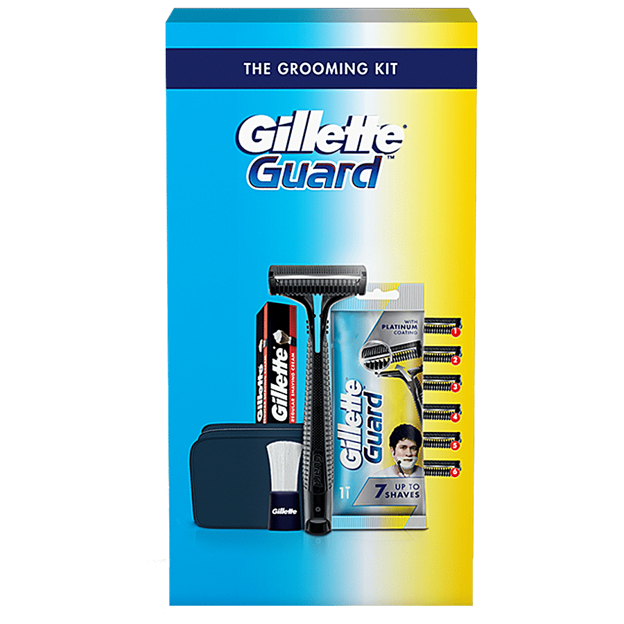 Gillette Guard Shaving Kit For Men - 1 Razor