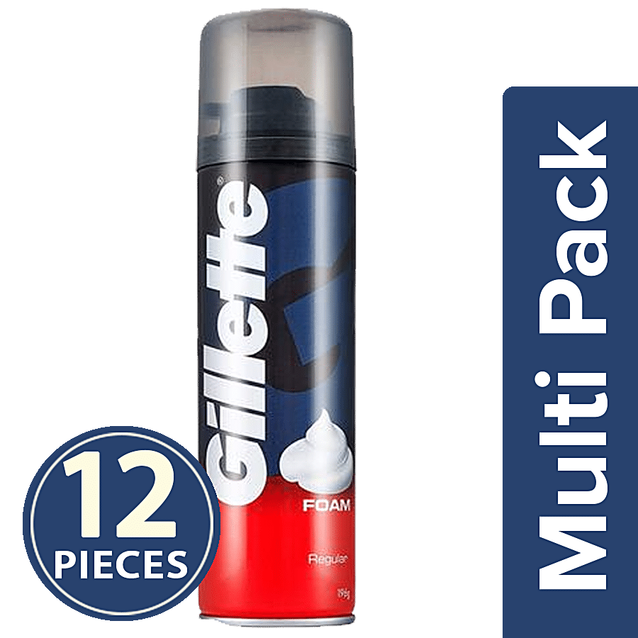 Gillette Pre Shave Foam - Classic Regular