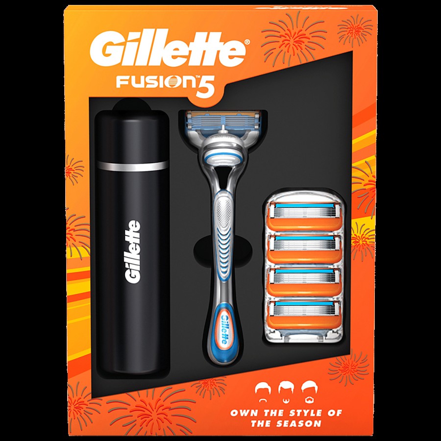 Gillette Fusion Gift Pack With Travel Case