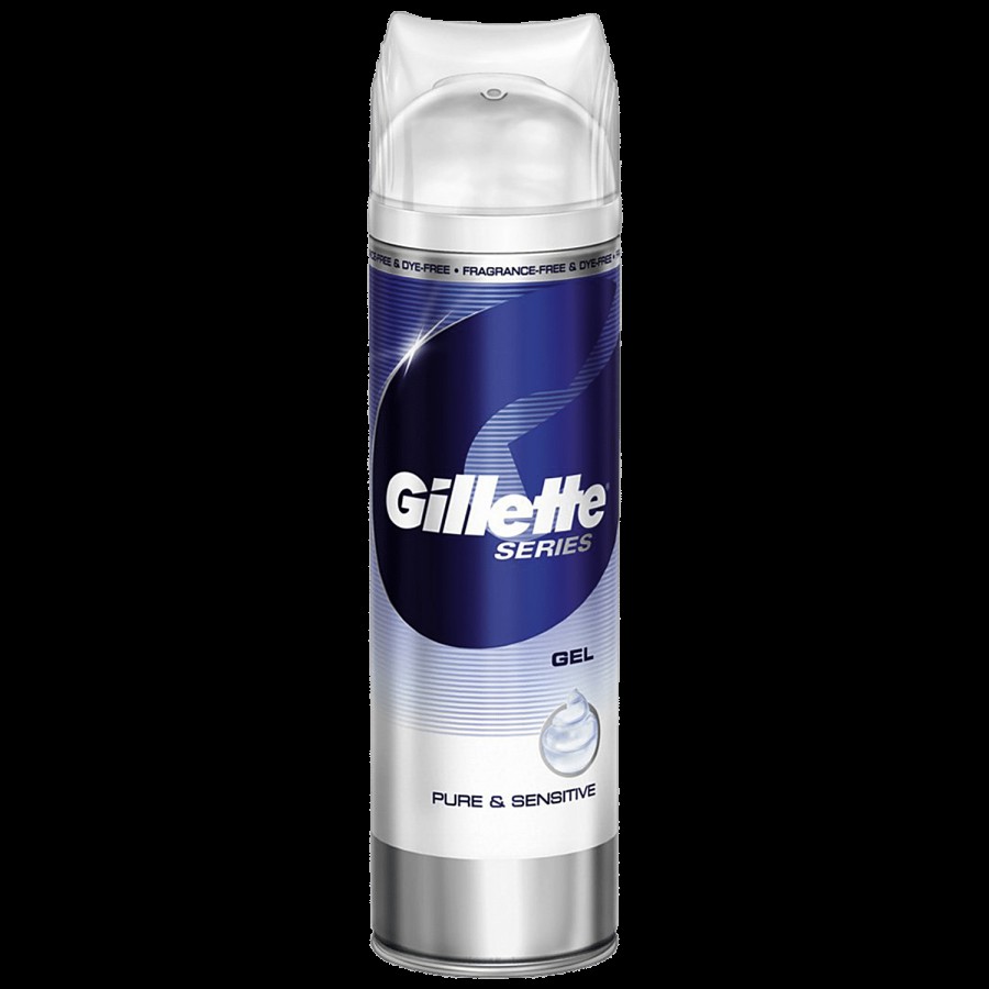 Gillette Series Pure & Sensitive Pre-Shave Gel - With 3x Action Formula