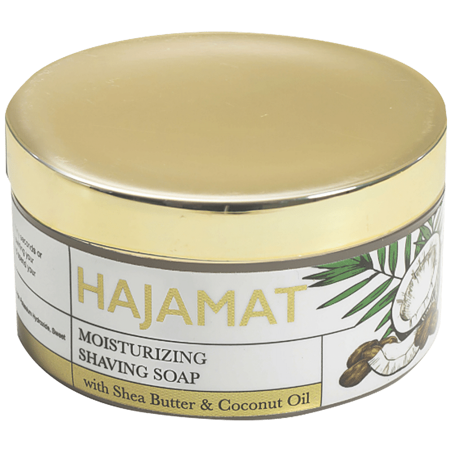 Hajamat Moisturizing Shaving Soap - With Shea Butter & Coconut Oil