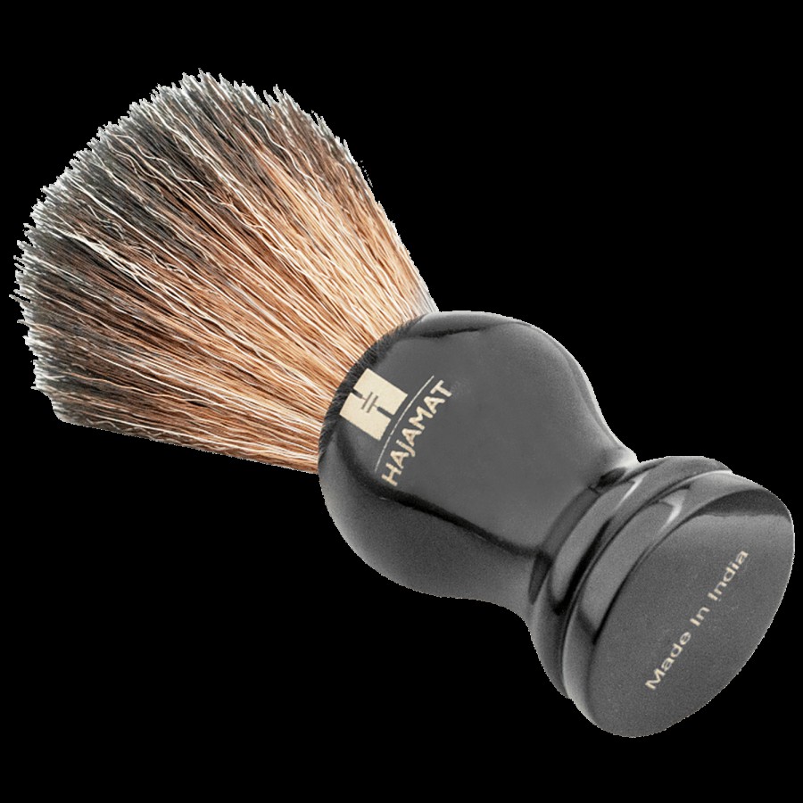 Hajamat Black Knight Shaving Brush - Super Soft Bristles