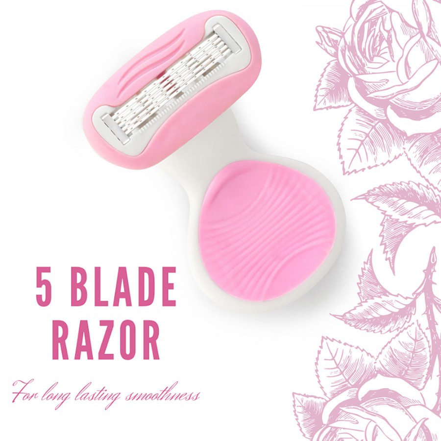 Hajamat Fleur 5 Blade Razor - With Wide Lubrastrip