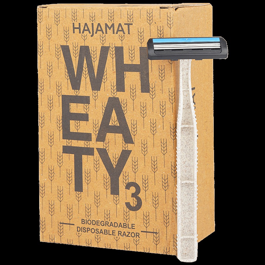 Hajamat Wheaty 2 Shaving Razor - Biodegradable