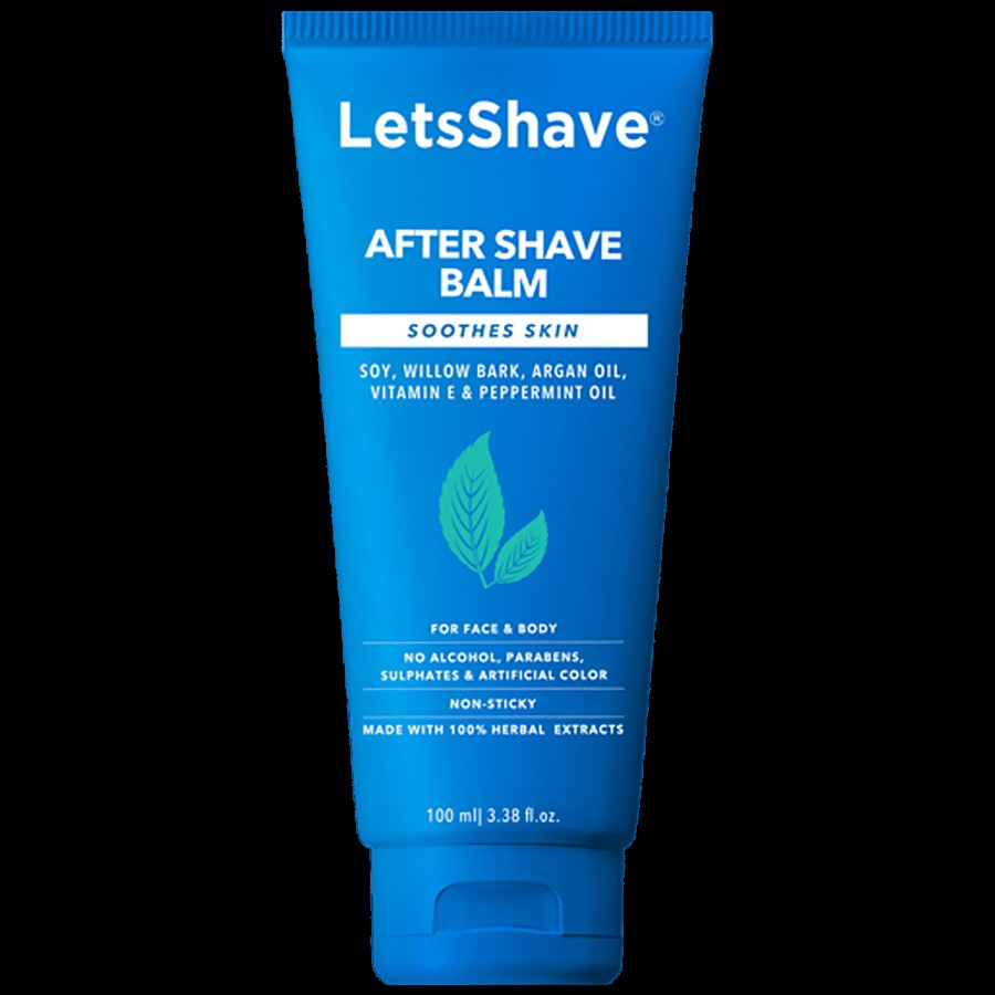 LetsShave After Shave Gel - Soothes Skin