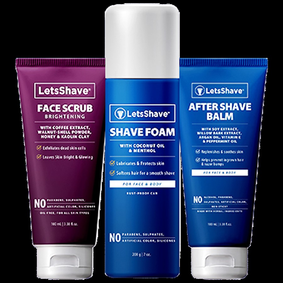 LetsShave Premium Shave Care Kit