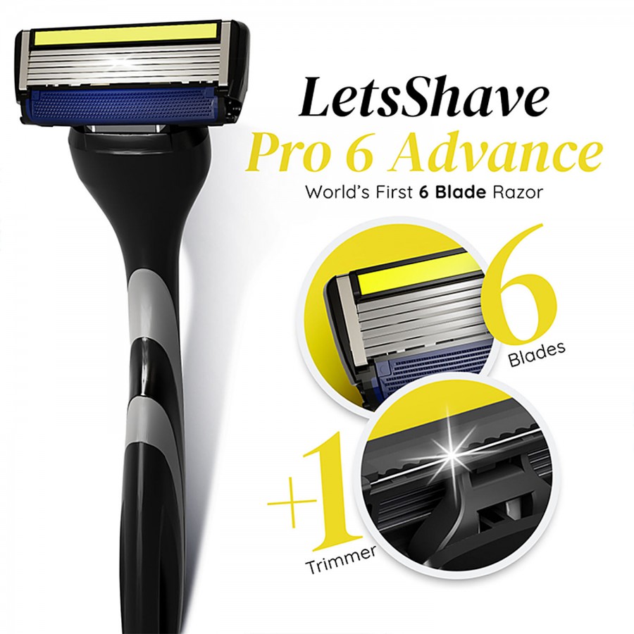 LetsShave Pro 6 Advance Shaving Trial Kit For Men