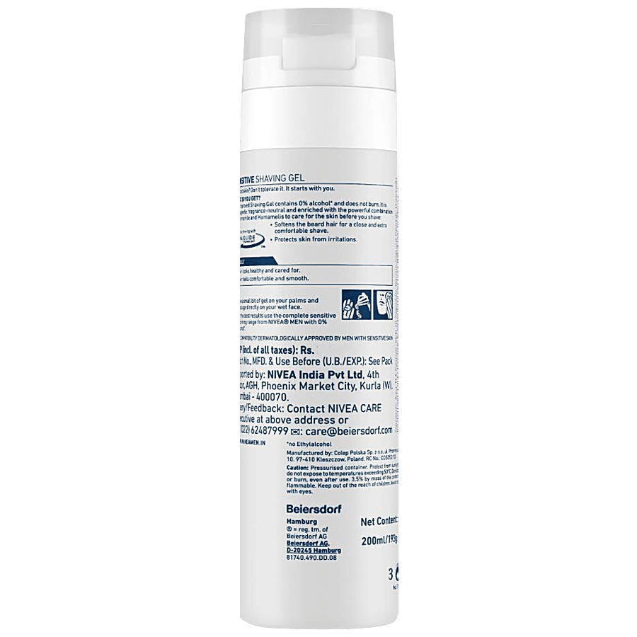 NIVEA Sensitive Shaving Gel