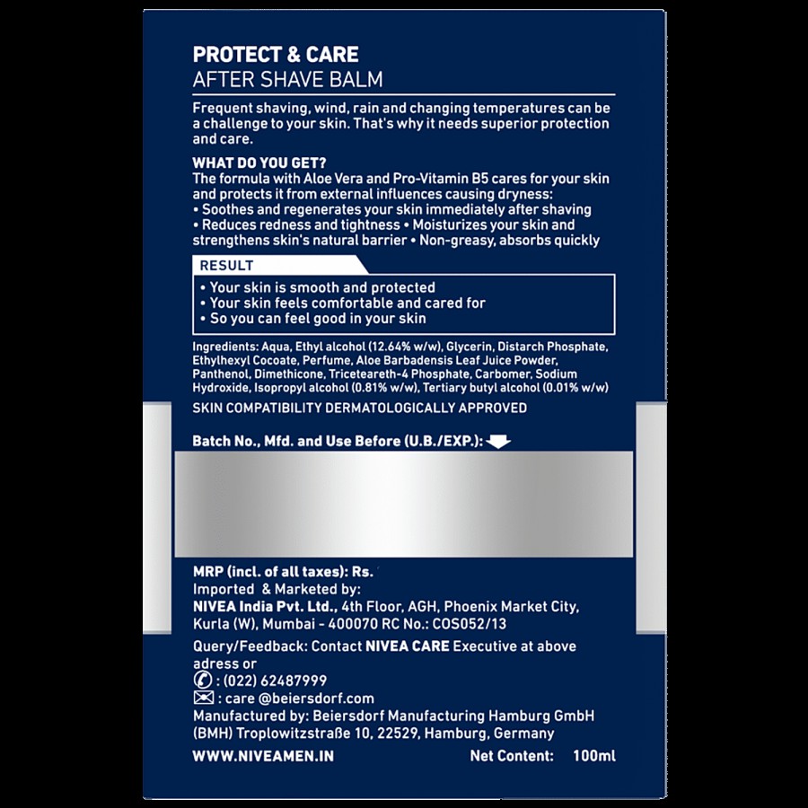 NIVEA Protect & Care After Shave Balm