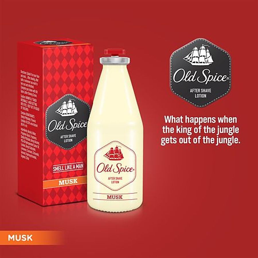 Old Spice Musk After Shave Lotion