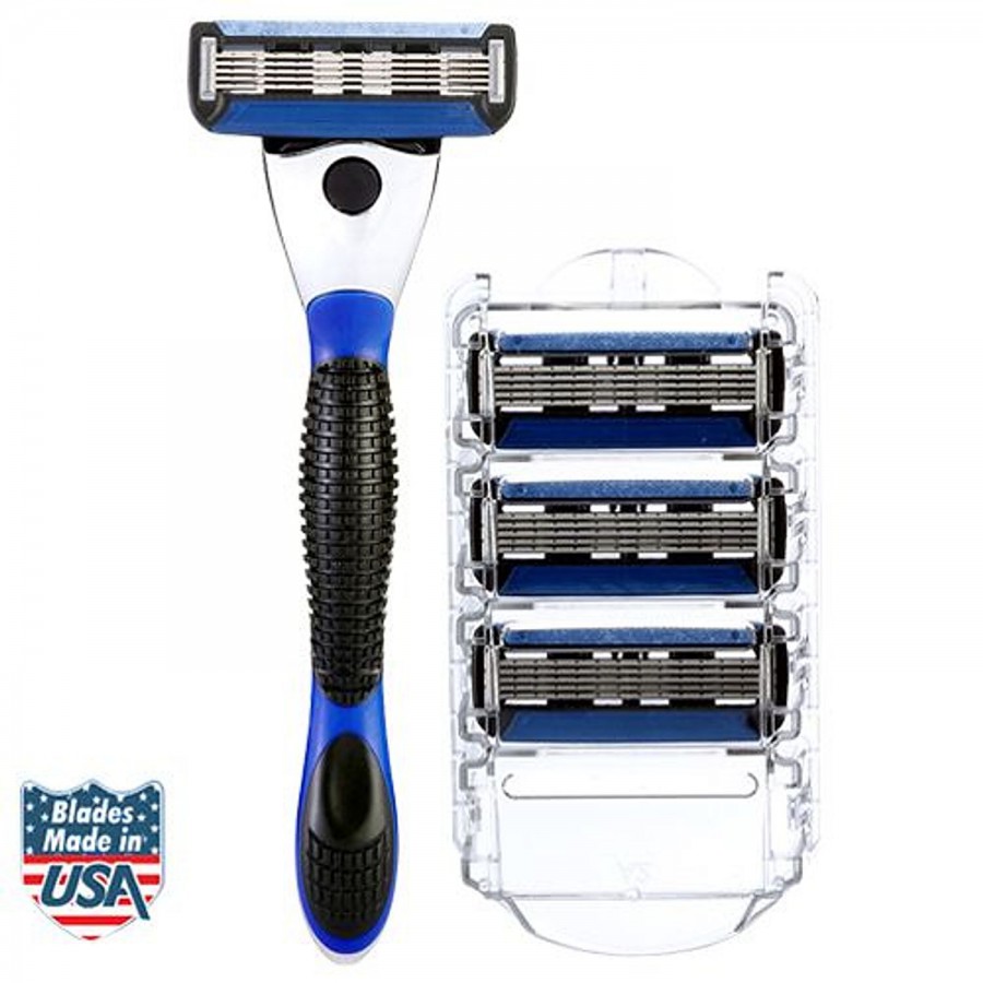 Spruce Shave Club 5X Shave Set - 1 Razor + 4 Cartridges