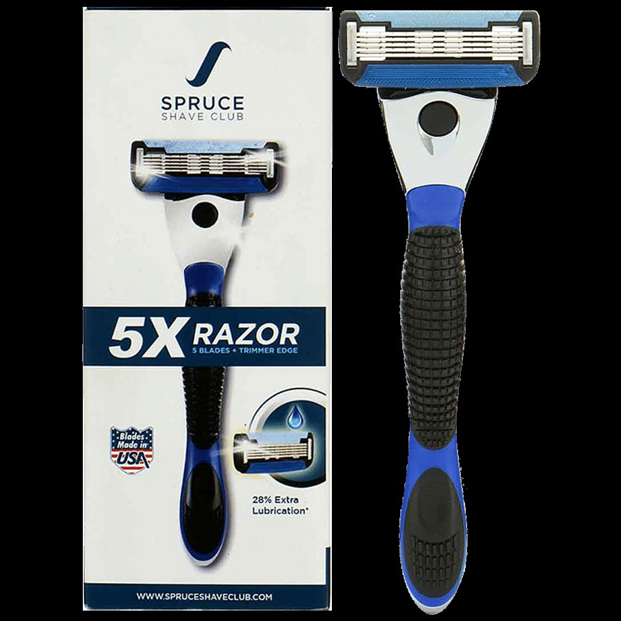 Spruce Shave Club 5X Shaving 5 Blades Razor