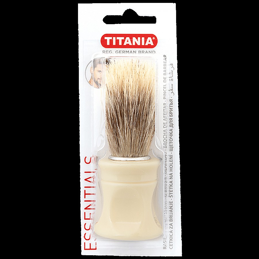 Titania Shaving Brush - With Natural Bristles