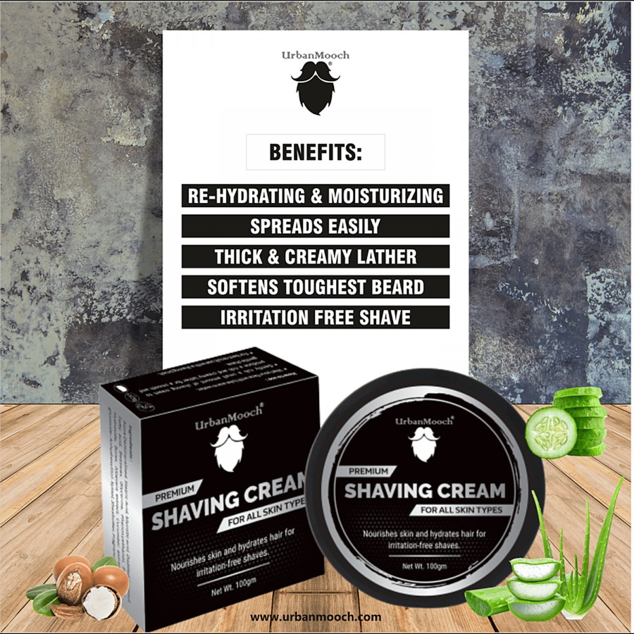 UrbanMooch Premium Shaving Cream